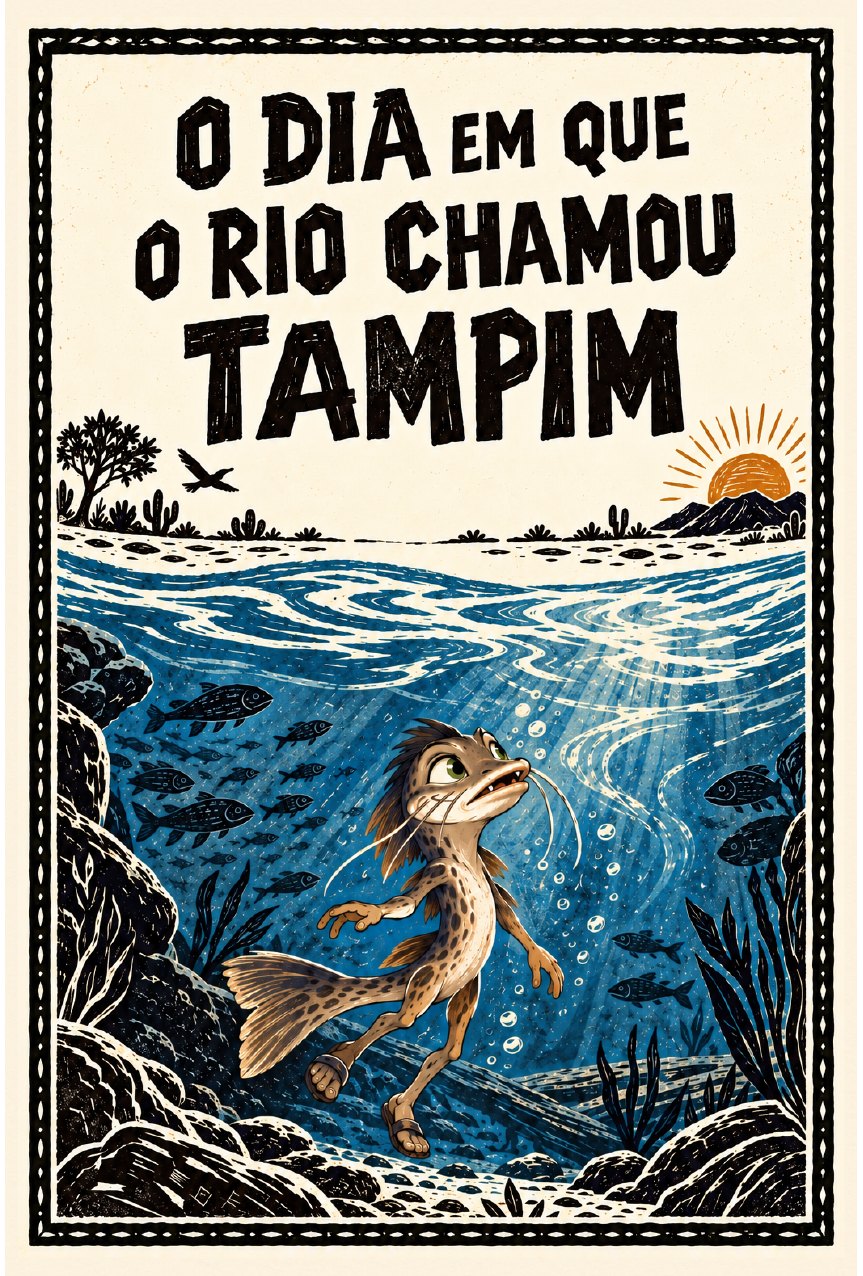 Capa do livro O Dia em que o Rio Chamou Tampim